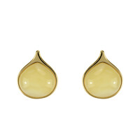 Orecchini in argento con Ambra Baltica