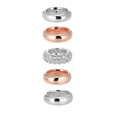 Ciondolo in argento con Topazio Bianco (MONOSONO COLLECTION)