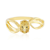 Anello in argento con Berillo Giallo