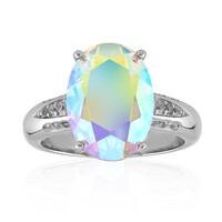 Anello in argento con Quarzo Moonlight