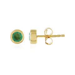 Orecchini in argento con Smeraldo Russo