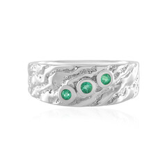 Anello in argento con Smeraldo Russo (de Melo)