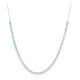 Collana in argento con Topazio Blu Cielo