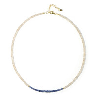 Collana in argento con Zaffiro Blu