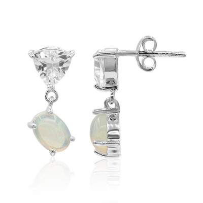 Orecchini in argento con Opale di Welo