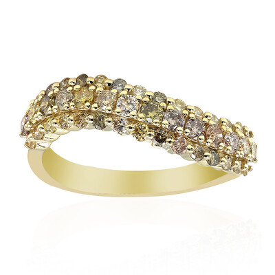 Anello in oro con Diamante Fancy SI2 (CIRARI)