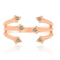 Anello in oro con Diamante Rose de France SI1 di Argyle