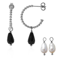 Orecchini in argento con Perla di Acqua Dolce