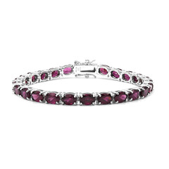Bracciale in argento con Rodolite