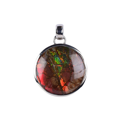 Ciondolo in argento con Ammolite