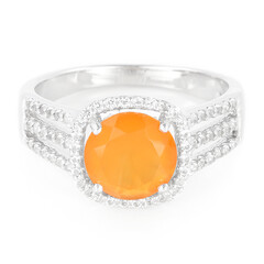 Anello in argento con Corniola
