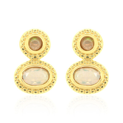 Orecchini in argento con Opale di Welo