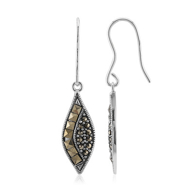 Orecchini in argento con Marcassite