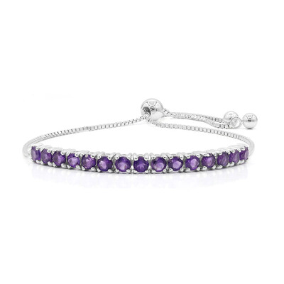 Bracciale in argento con Ametista Zambiana