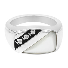 Anello in argento con Madreperla