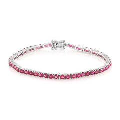 Bracciale in argento con Rubino del Madagascar