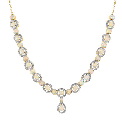 Collana in argento con Opale di Welo