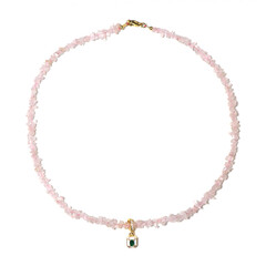 Collana in argento con Onice Verde (Riya)