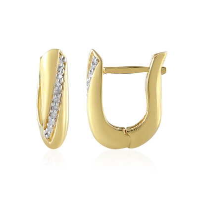 Orecchini in argento con Diamante I2 (I)