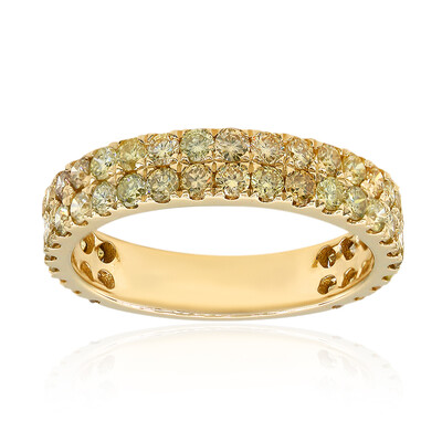 Anello in oro con Diamante Fancy SI2 (CIRARI)