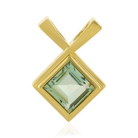 Ciondolo in argento con Ametista Verde