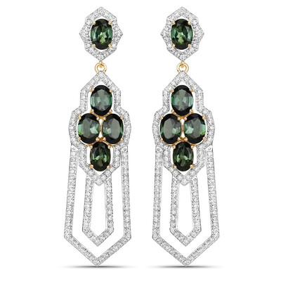 Orecchini in oro con Tormalina Verde Brasiliana (SUHANA)