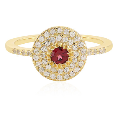 Anello in argento con Spinello Rosso