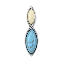Ciondolo in argento con Turchese