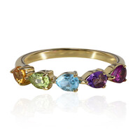 Anello in argento con Rodolite