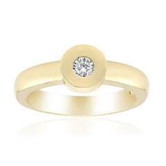 Anello in argento con Diamante SI1 (G)