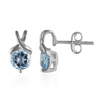 Orecchini in argento con Topazio Blu Cielo
