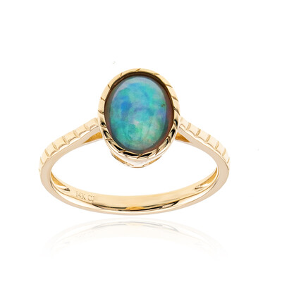 Anello in oro con Opale di Welo AAA (CIRARI)