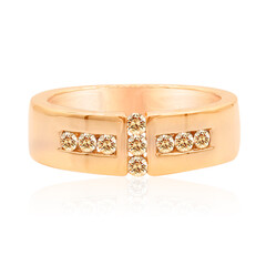 Anello in oro con Diamante Rose de France SI1 di Argyle