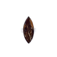 Anello in argento con Agata Prairie