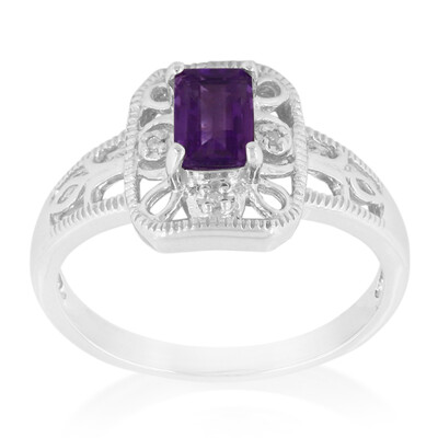Anello in argento con Ametista