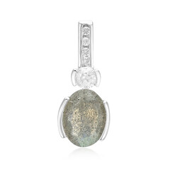 Ciondolo in argento con Labradorite