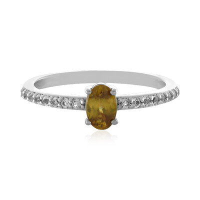 Anello in argento con Sfene