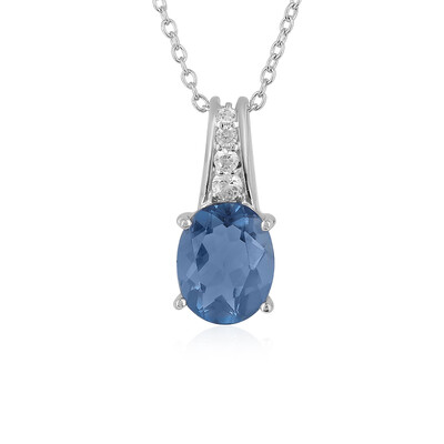 Collana in argento con Fluorite Cangiante