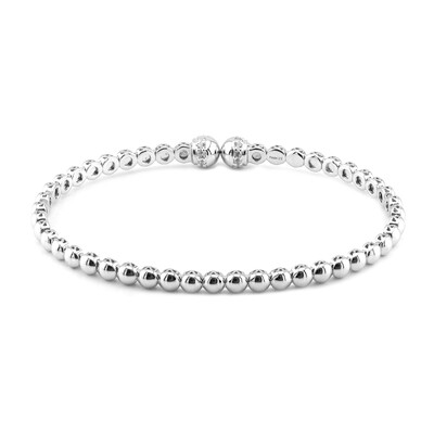 Bracciale in argento con Topazio Bianco