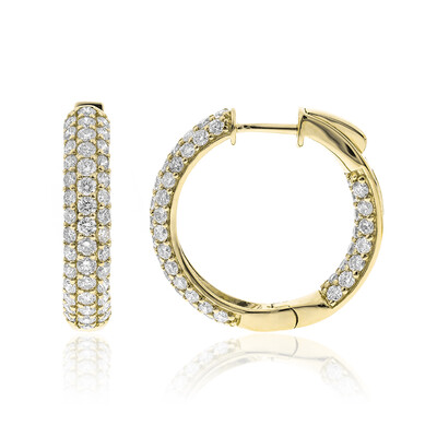 Orecchini in oro con Diamante I1 (H) (CIRARI)