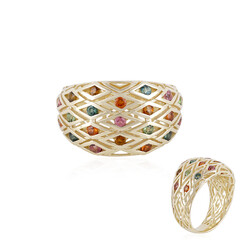 Anello in oro con Indicolite (Ornaments by de Melo)