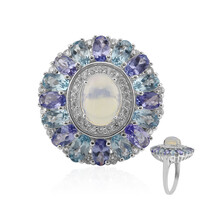 Anello in argento con Opale di Welo