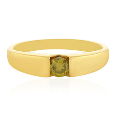 Anello in argento con Diamante Giallo