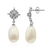 Orecchini in argento con Perla di Acqua Dolce