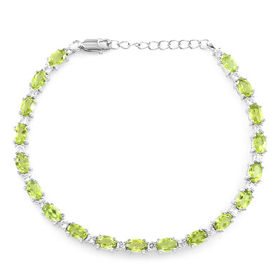 Bracciale in argento con Peridoto