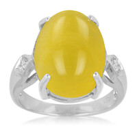 Anello in argento con Aragonite Capillitas