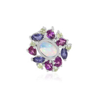 Ciondolo in argento con Opale di Welo