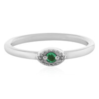 Anello in argento con Smeraldo Colombiano