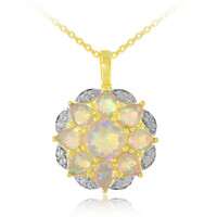 Collana in argento con Opale di Welo