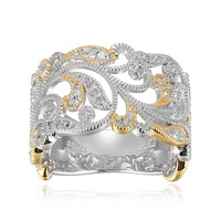 Anello in argento con Diamante I3 (I)